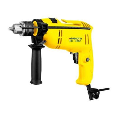 Furadeira Impacto 1-2'' 500w 220v Menegotti - 2 Velocidades - Ideal Para Aço, Concreto E Madeira