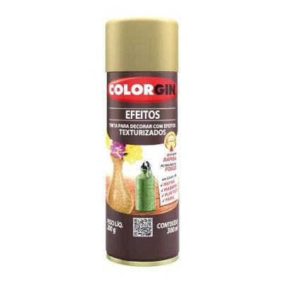 Spray Texturizado Areia Colorgin 300ml - Efeitos Em Papelão, Madeira, Mdf E Metais