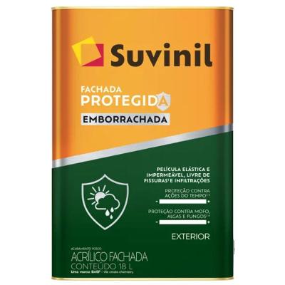 Tinta Acrilíca Fachada Protegida Emborrachada Branco Neve 18 Litros 50842046 Suvinil Tinta Acril