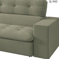 Sofa Retratil E Reclinavel 3 Lugares 246 Cm Eldorado Sl 940 Veludo Moll Sl 940 - 7