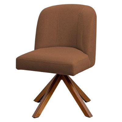Cadeira De Jantar Cléo Base Giromad Linho Terracota - Nexta Casa
