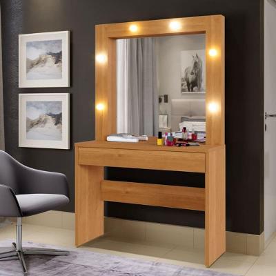 Camarim Com 1 Gaveta E Led - Romance-naturale - Mavau Móveis