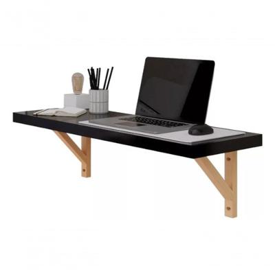 Mesa de Trabalho Retangular Mesatrabalho Escritorio Prateleiras Madeira Natural Vertical MDF 35CM