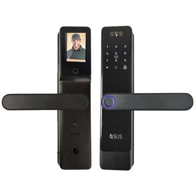 Fechadura Eletrônica Digital 2300 MOD a 0205WF Reconhecimento Facial Senha Cartão App