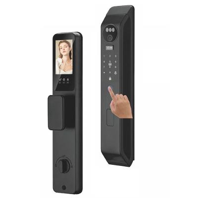 Fechadura Eletrônica Digital a 0110WF Wi Fi App Biometria Facial para Porta de Madeira Alumínio