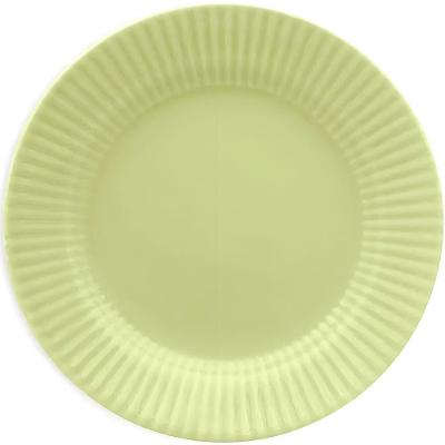 Prato Raso Biona 24CM 100% Cerâmica Liso Sólido para Refeições Diárias Verde