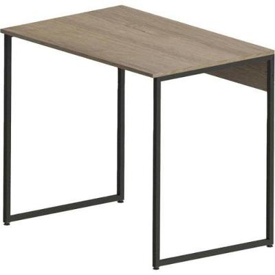 Mesa Escrivaninha Retangular Urbana Industrial MDF 90CM Mel Preto