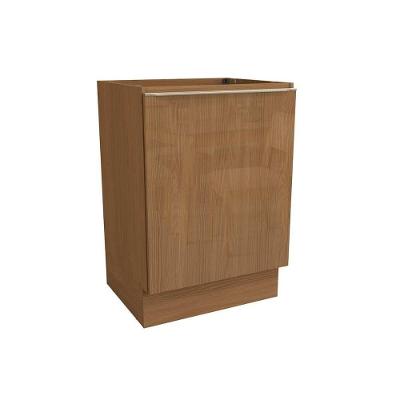 Balcão Cozinha Vibra 1 Porta 60cm Marrom