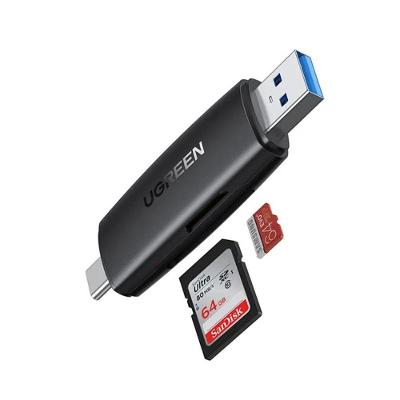 Adaptador Ugreen, Usb-c/usb-a Leitor De Cartões Tf/sd Cm304