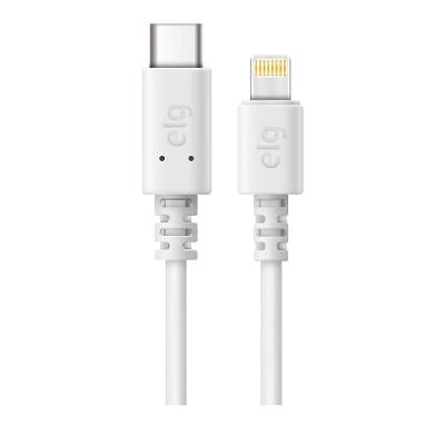 Cabo Elg Usb Tipo C Para Lightning 3a 15w 2m Tcl20 - Branco