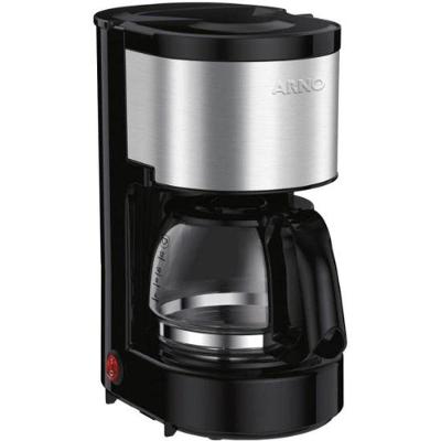 Cafeteira Elétrica Filtro Arno Perfectta Inox Plástico 15 Xícaras Preto 110V