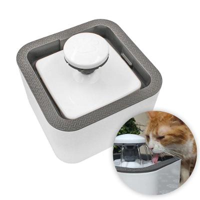 Fonte Bebedouro Gatos Cães Automatico Com Filtro Usb Bivolt 2,5 Litro Branco