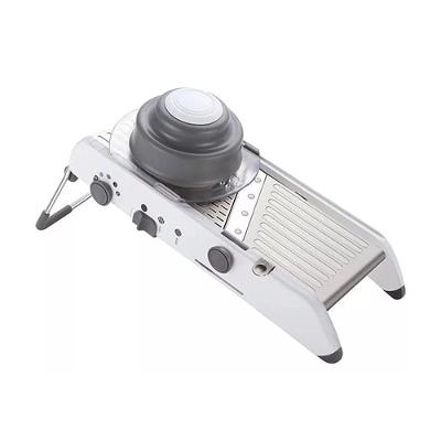 Cortador Ralador Fatiador Legumes Verduras Mandoline Inox - Praticidade Na Cozinha Branco