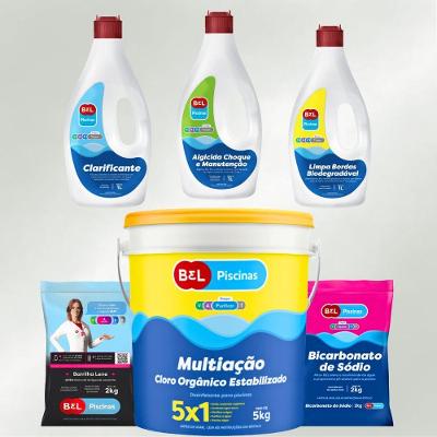 Kit Completo Para Tratamento Da Piscina Bel