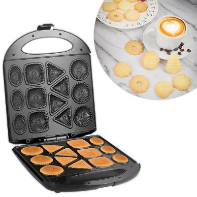 Máquina De Fazer Biscoito Elétrica Bolacha Cookie Waffle 110V