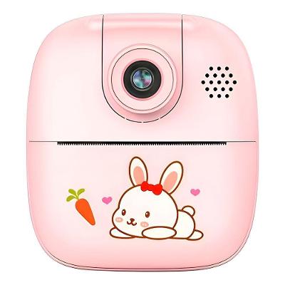 Mini Câmera Digital Térmica Impressão Instantânea Criança Rosa