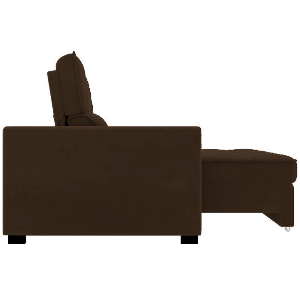 Sofa Retratil E Reclinavel 3 Lugares 246 Cm Evidence Sl 942 Veludo Moll Sl 942 - 6