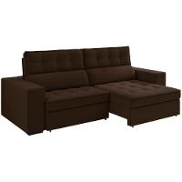Sofa Retratil E Reclinavel 3 Lugares 246 Cm Evidence Sl 942 Veludo Moll Sl 942 - 1