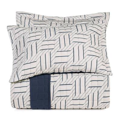 Jogo De Colcha Casal Altenburg Malha Fio Penteado Zigue