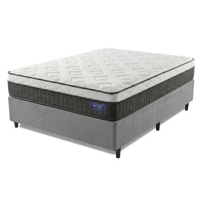 Cama Box Desmontável Colchão King Molas Ensacadas Euro In Atlantic 193x203x66cm Cinza