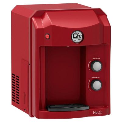 Purificador De Água Alcalina Ionizada Com Ozônio Gelada Heoxi - Top Life Vermelho 127v