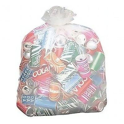 Saco para Lixo 100 Sacos P- Lixo de 100L Transparente 75X95X0,10 com Alta Durabilidade e Resistência