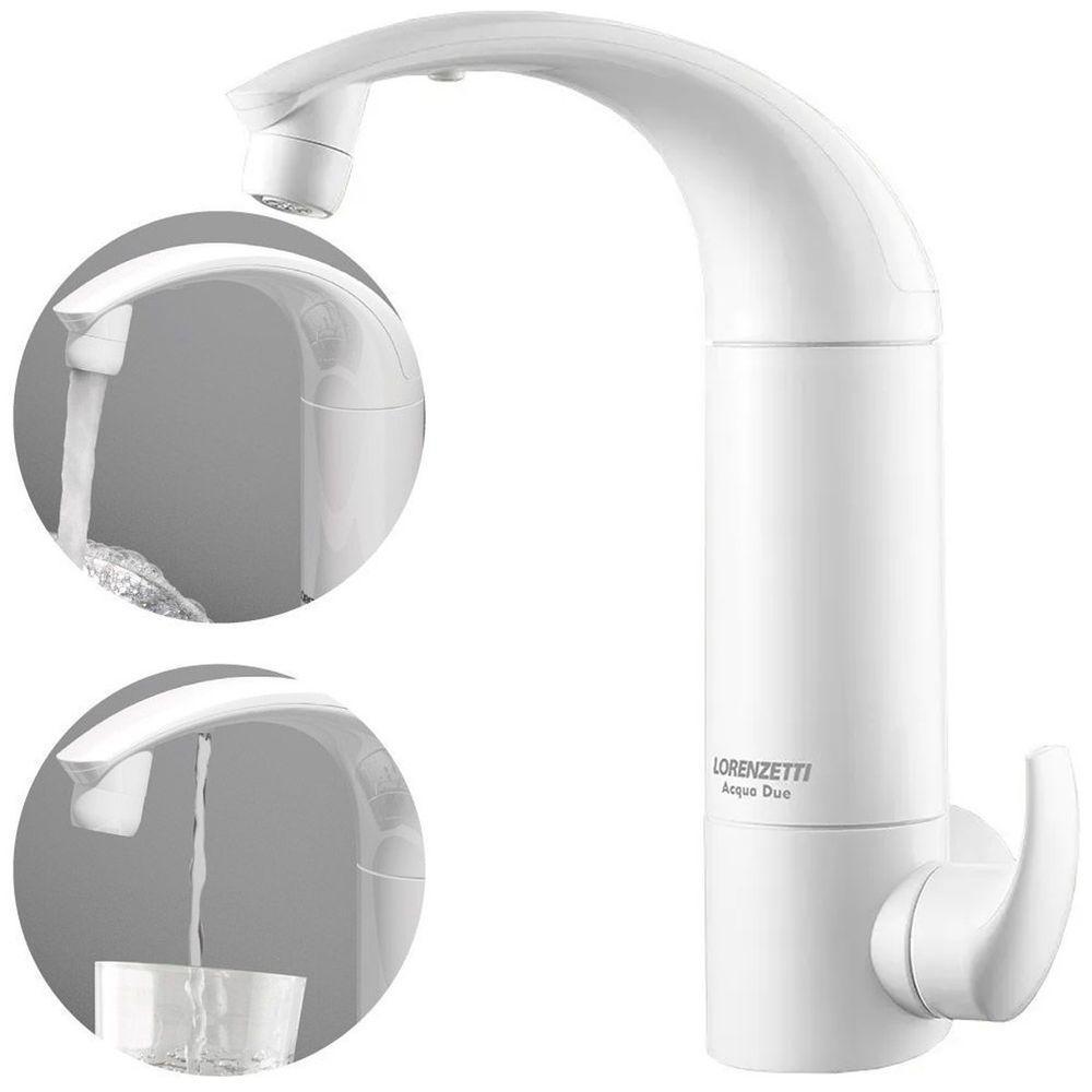 Purificador De água Torneira Lorenzetti Acqua Due Branco - 4