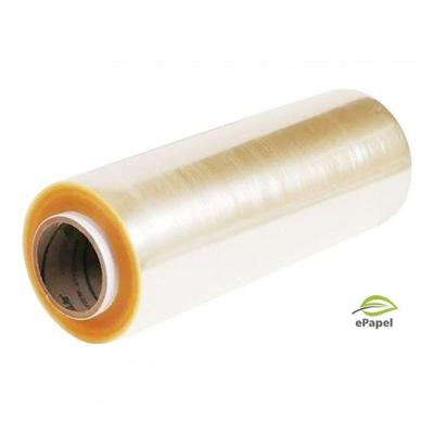 Filme Plástico PVC 38CM X 300M com 7,5 MICRONS Livre de Bisfenol a Transparente Higipack