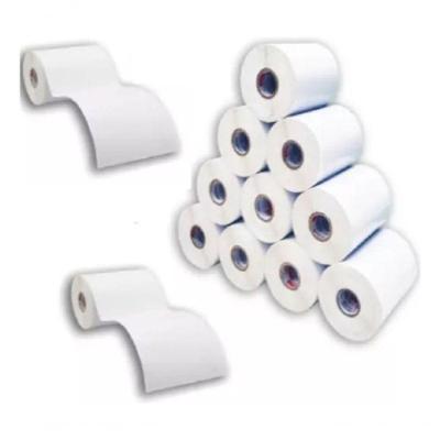 Etiqueta Térmica Premium Economy Direta 100X150MM Microserrilha Kit 10 Rolos Branco