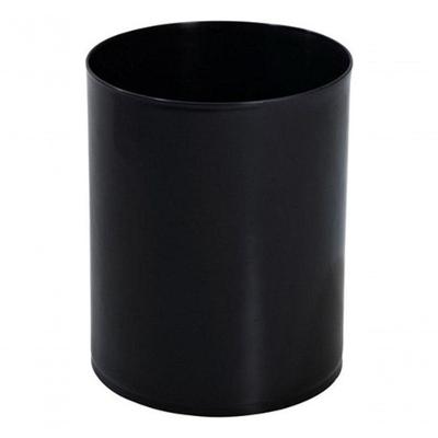 Kit 6 Cestos de Lixo Plástico para Escritório 13L em Polipropileno Preto Branco Amarelo Azul