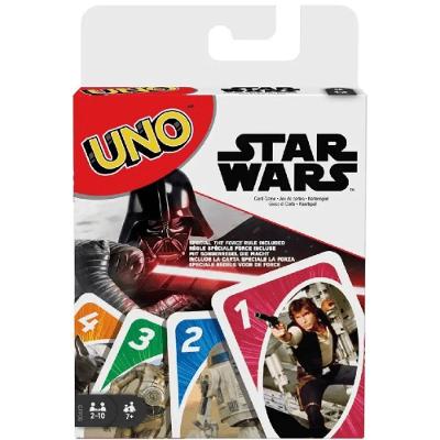 Jogo UNO Star Wars com 112 Cartas e Artes Exclusivas para Fãs e Colecionadores Mattel