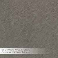 Sofá 3 Lugares Pés Madeira Kenny 210cm Couro Avelã - 4