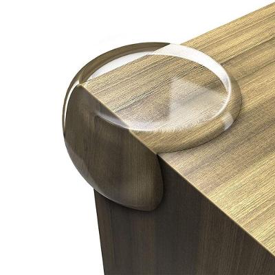 Protetor de Quina Protetor Quina Quadrado-Redondo para Móveis com Adesivos Transparente OEM