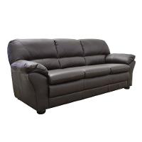 Sofá 3 Lugares Laura 212cm Couro Chocolate - 7