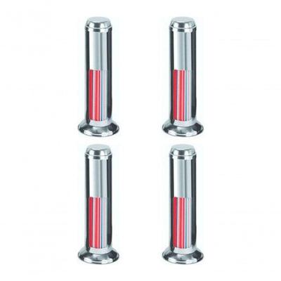 Kit 4 Porta Canudo Modelo Universal em Aço Inox 430 para Organização de Bebidas Higipack