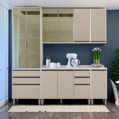 Cozinha 5 Peças Tampos Vidro Reflecta 230cm Linea