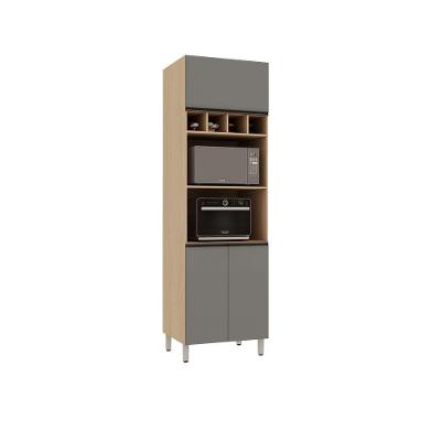 Paneleiro 70cm 3 Portas Nicho Micro-ondas Essenza