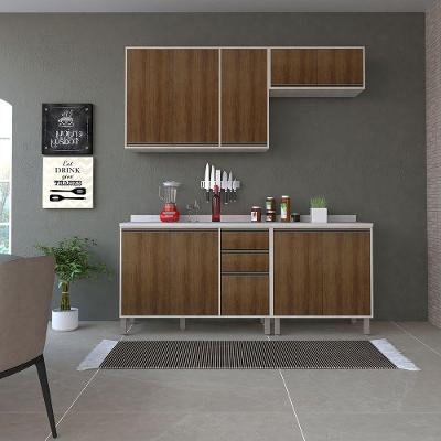 Cozinha Compacta 4 Peças Com Tampo Linea Luciane Móveis