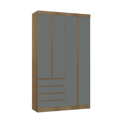 Guarda Roupa Modulado Veneza 4 Portas 4 Gavetas Luciane