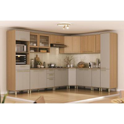 Cozinha Canto 12 Peças MDF Duna Luciane Freijó Cinammon