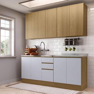 Cozinha Compacta 4 Peças Tampo 200cm Slim Luciane