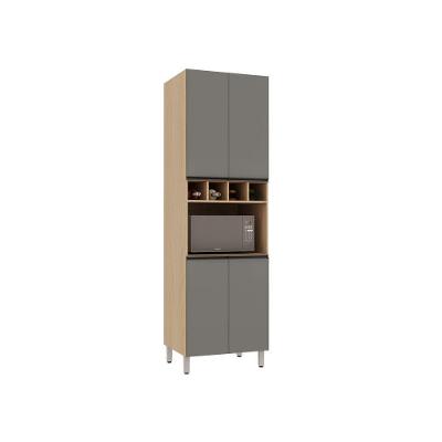 Paneleiro 70cm 4 Portas Nicho Micro-ondas Essenza