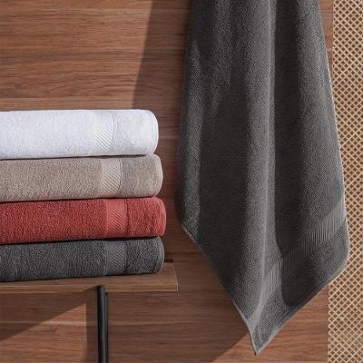 Toalha De Banho Agra 100% Algodão Premium Touch 70x140cm Grafite