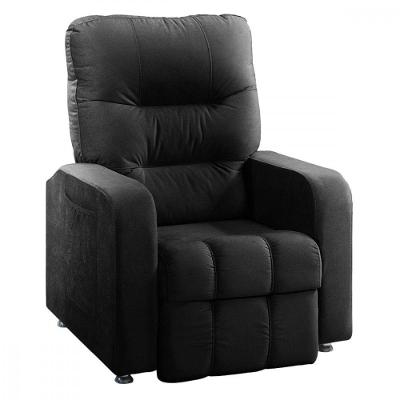 Poltrona Do Papai Reclinável Maldiva Preto Star Confort