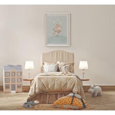 Quadro Infantil Brincadeiras no Gelo Retangular 20 X 30 Madeira