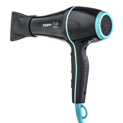 Secador de Cabelo Style Black 2000W 2 Temperaturas Preto Taiff 110V