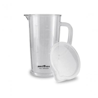 Mixer 3 em 1 Britânia BMX400P 400W 2 Velocidades Preto 220V para Cozinha com Função Turbo