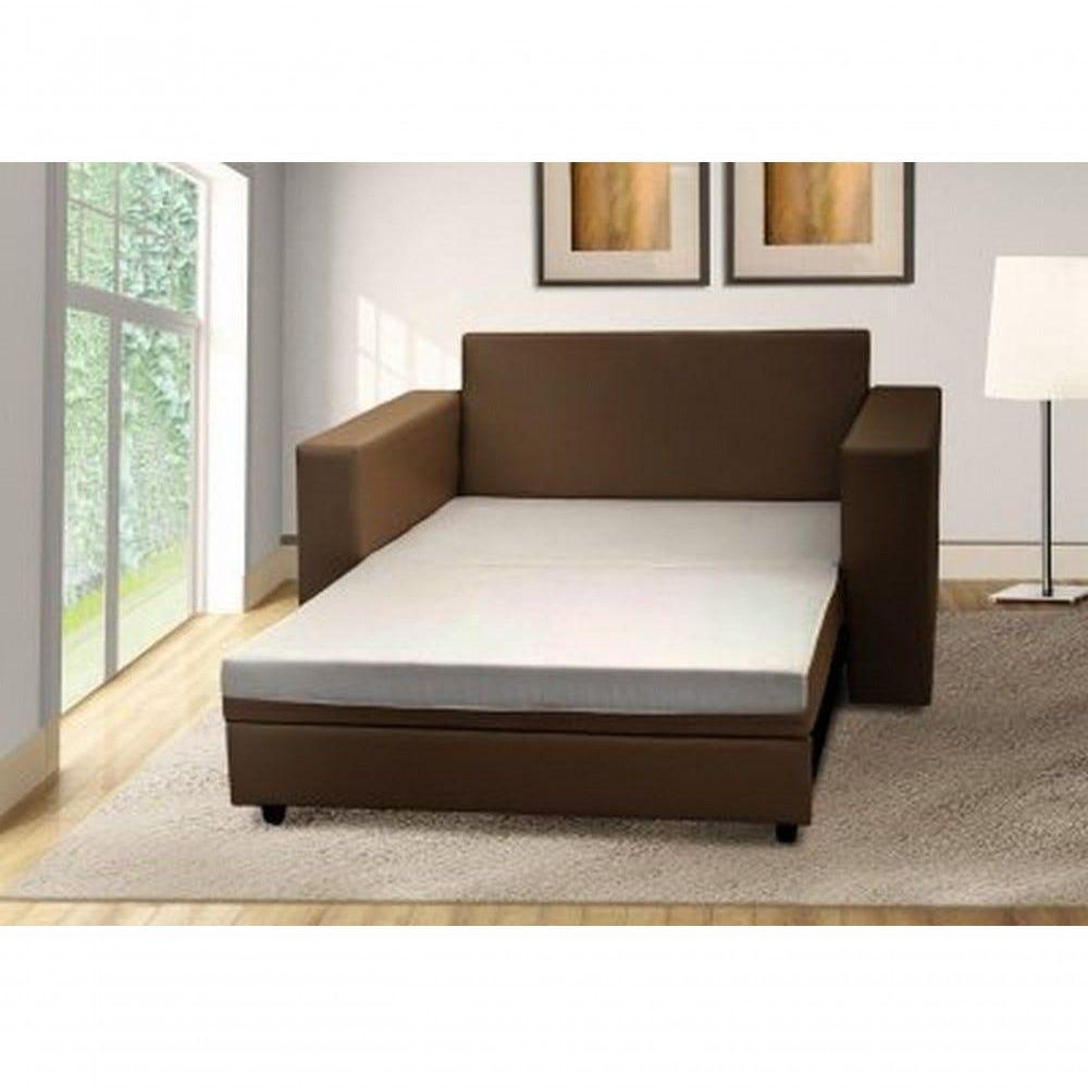 Sofá Cama Castor Casal Salerno Corano Marrom Café 2 Lugares - 2