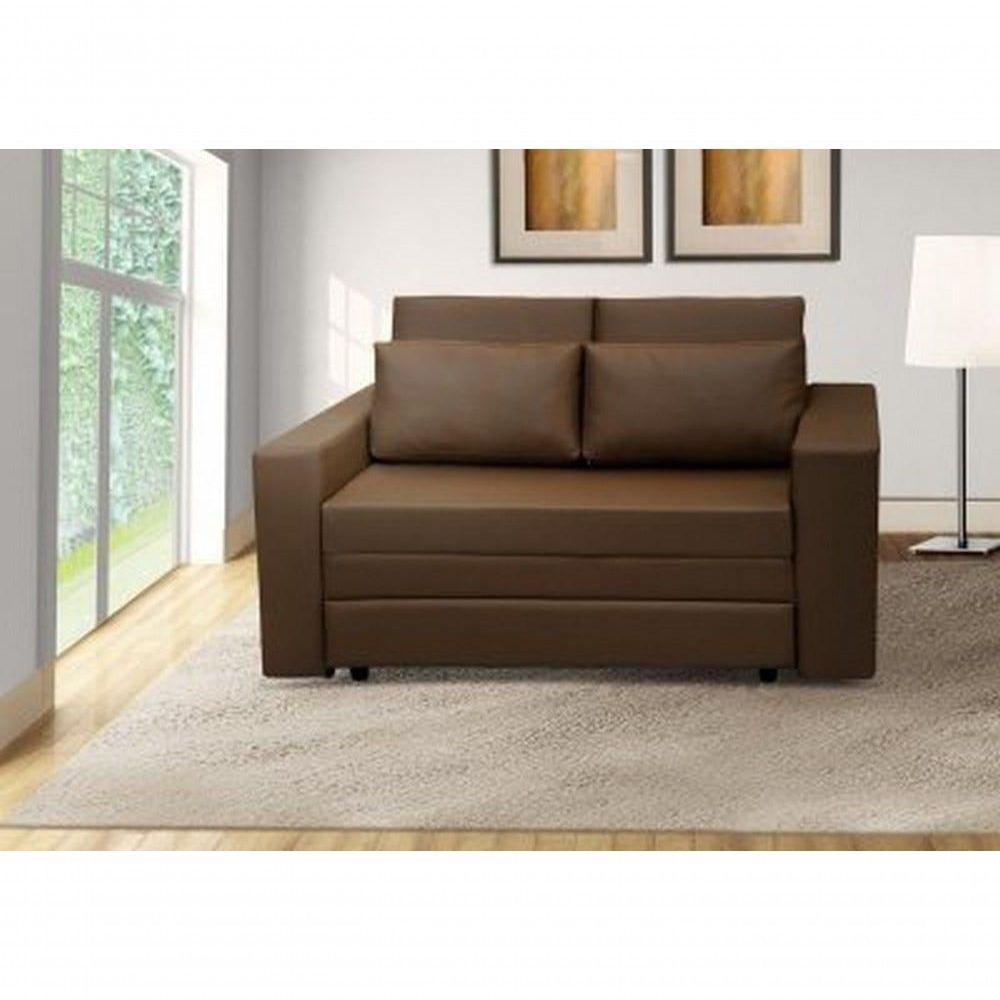 Sofá Cama Castor Casal Salerno Corano Marrom Café 2 Lugares - 3