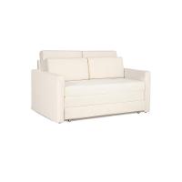Sofá Cama Castor Casal Salerno Max Suede Bege 2 Lugares - 1